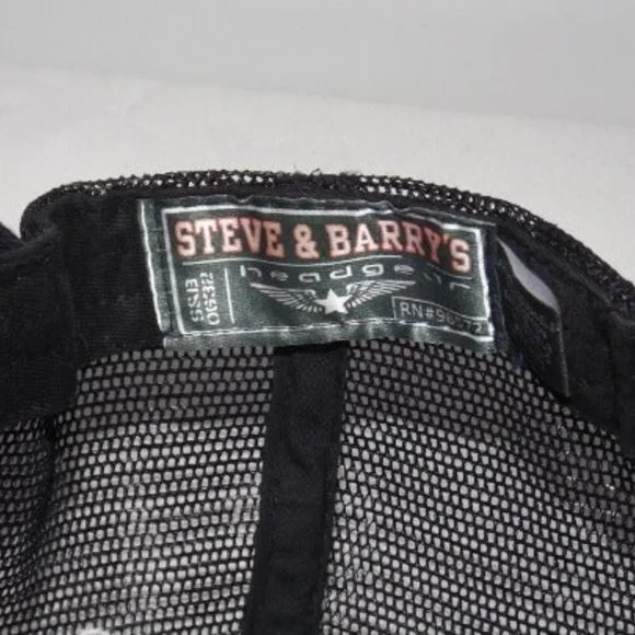 Steve and Barry Headgear Snapback Adjustable "Warning" Cap #0032 - Picture 6 of 7